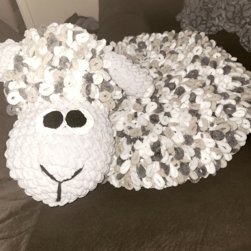 Oversized baby pillow